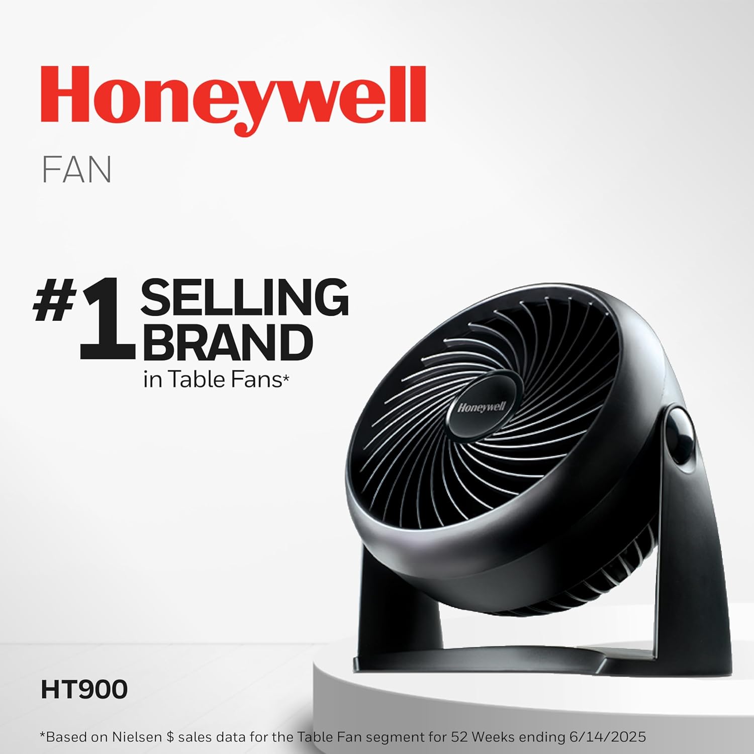 Honeywell HT-900 TurboForce Small Table Fan Black