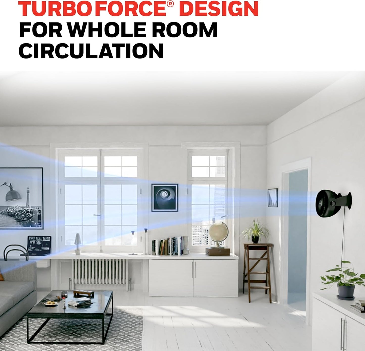 Honeywell HT-900 TurboForce Small Table Fan Black