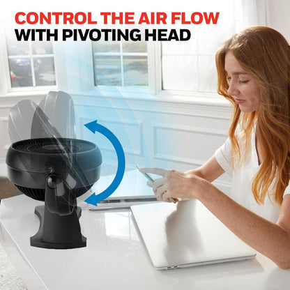 Honeywell HT-900 TurboForce Small Table Fan Black