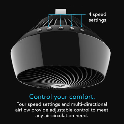 Vornado 660 Large Air Circulator Fan 4 Speed Adjustable Tilt Whole Room